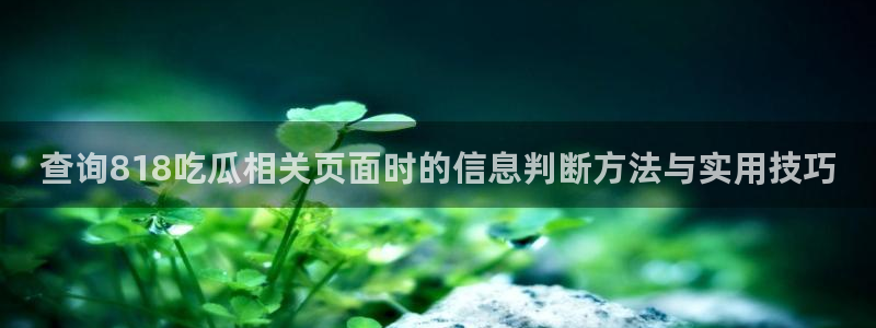 吃瓜网络热点